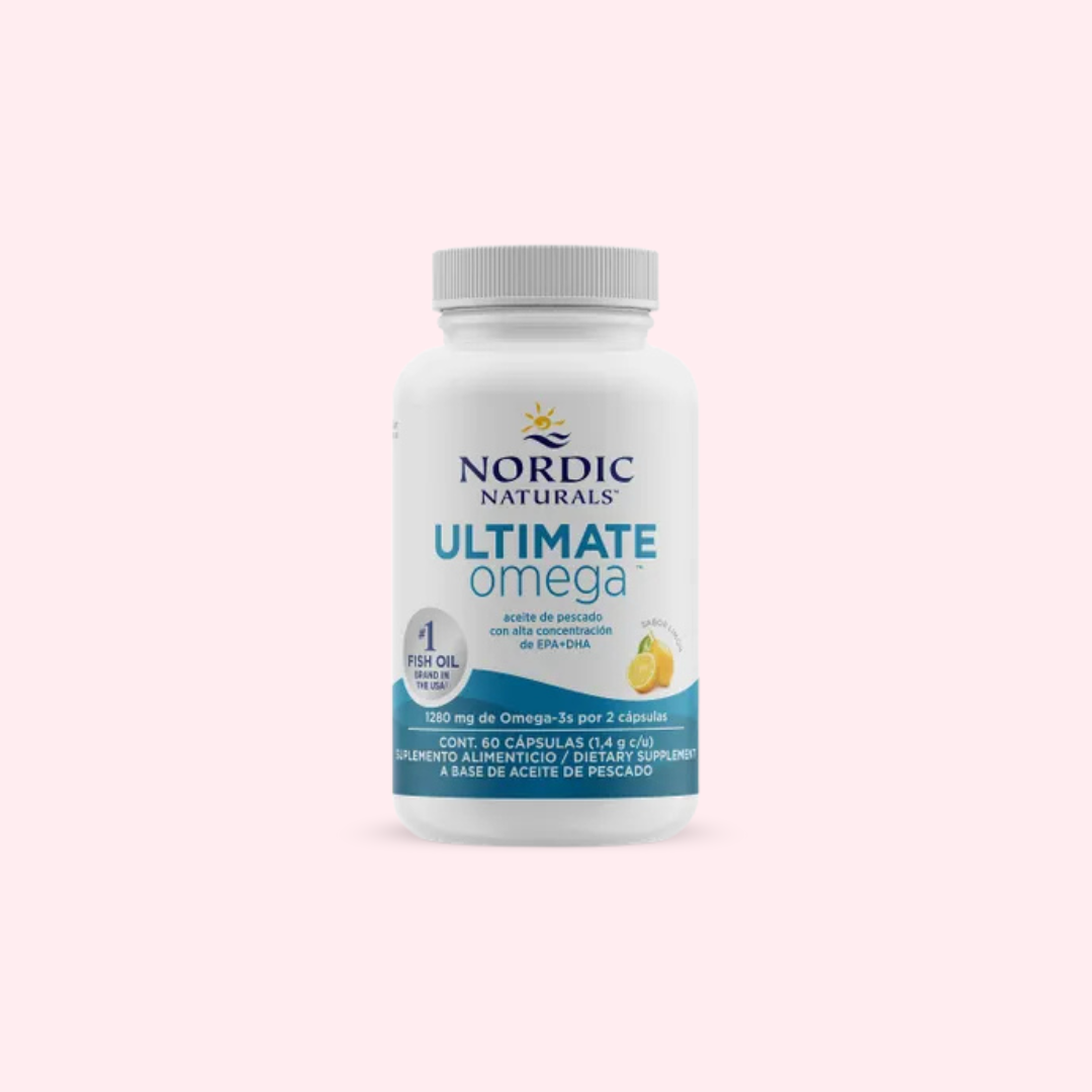 Nordic Naturals Ultimate Omega Aceite de Pescado Omega-3 Limón 60 Cápsulas